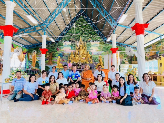 กิจกรรมเวียนเทียน เนื่องในวันมาฆบูชาของเด็ก ๆ ศพด.อบต.บางสัก